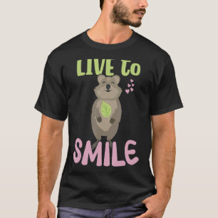 Camiseta Live to Smile Smiling Quokka