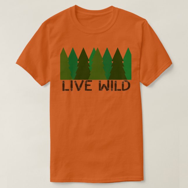 Camiseta Live Wild Triblend (Diseño del anverso)