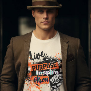 Camiseta Live with Purpose: Inspire Others