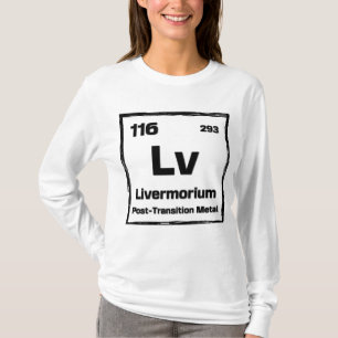 Camiseta Livermorio (Lv) - Tabla Periódica de los Elementos