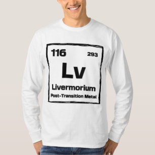 Camiseta Livermorio (Lv) - Tabla Periódica de los Elementos