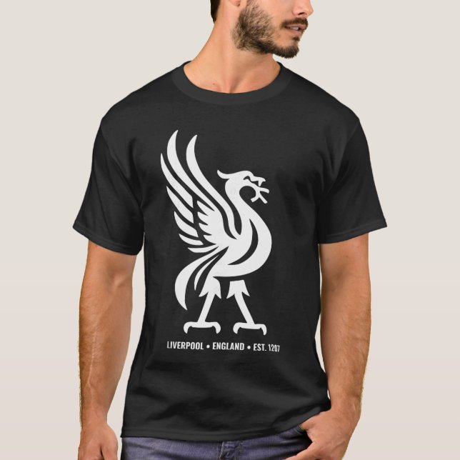 Camiseta Liverpool England Est 1207 Colossal Liverbird Whit (Anverso)