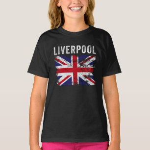 Camiseta Liverpool UK Flag England Souvenir