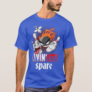 Camiseta Livin En Un Depuesto Gracioso Jugador De Bowlers S