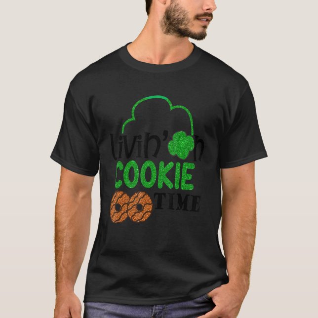 Camiseta Livin On Cookie Time Scout Para Chicas Bakery Cook (Anverso)