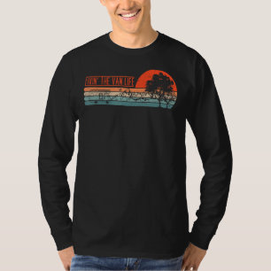 Camiseta Livin That Van Life Retro Camper Camping Van