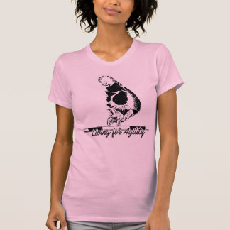 Camiseta Living For Agility Border Collie Jumping