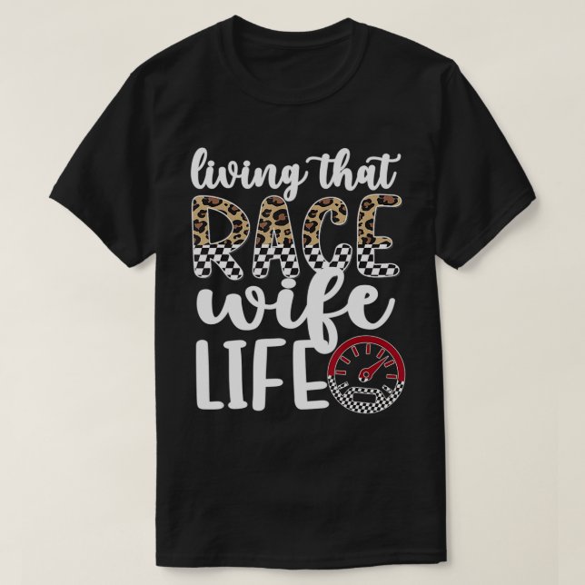 Camiseta Living That Race Life Apoyo a la Carreras Orgullos (Diseño del anverso)