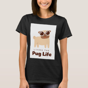Camiseta Living the Pug Life Classic T-Shirt 764