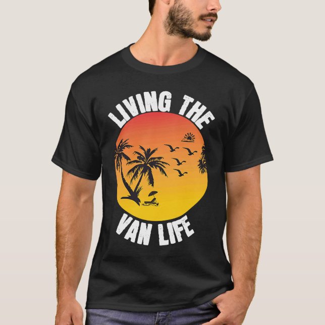 Camiseta Living The Van Life (Anverso)