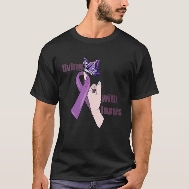 Camiseta Living With Lupus Lupus Awareness (Anverso)