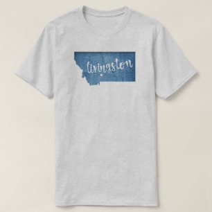 Camiseta Livingston Montana Grano de Madera