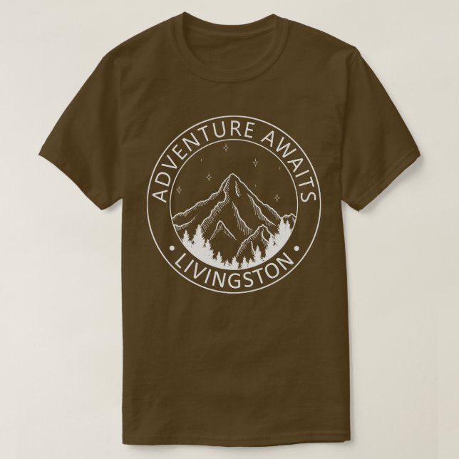 Camiseta Livingston Park Condado de Montana EE.UU. Adventur (Diseño del anverso)