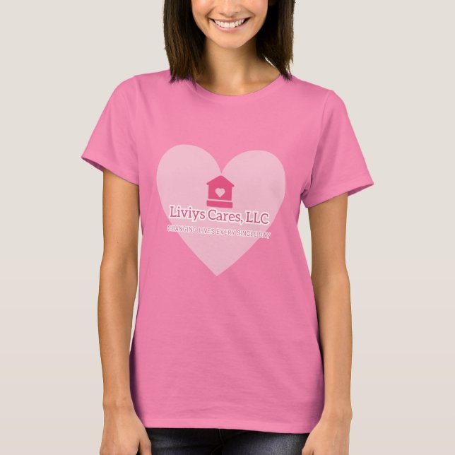 Camiseta Liviys Cares Logo (Anverso)