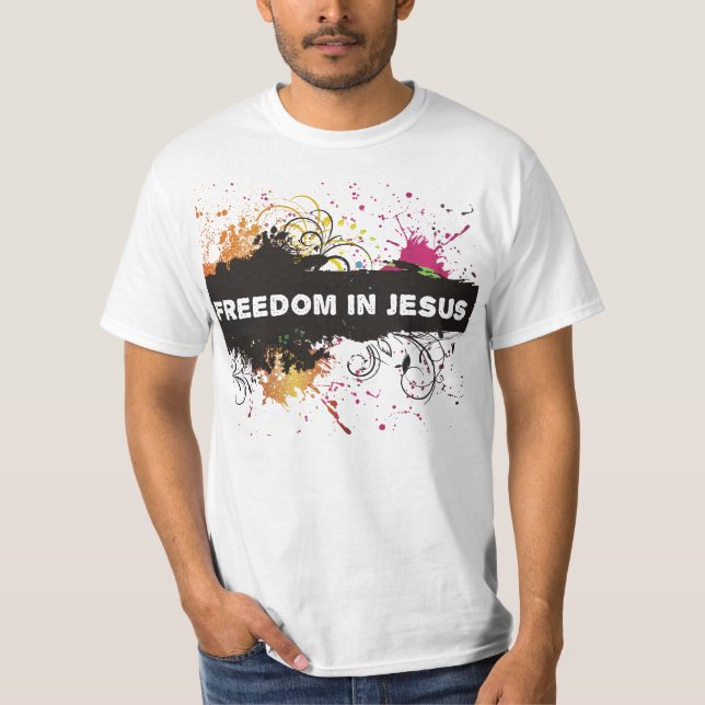 Camiseta Livres em Jesus (Anverso)