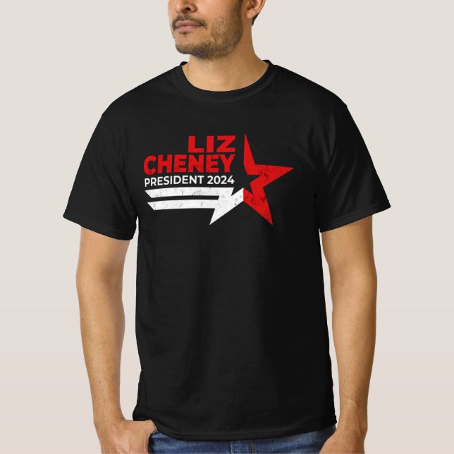 Camiseta Liz cheney divertido (Anverso)