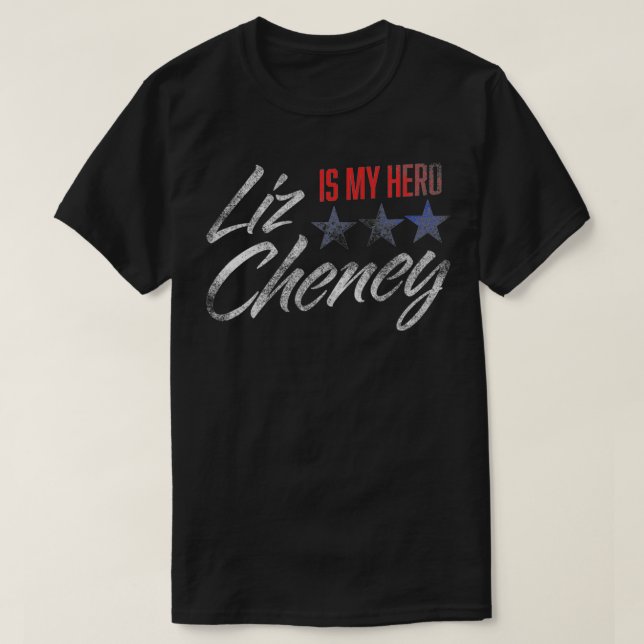 CAMISETA LIZ CHENEY ES MI HÉROE (Diseño del anverso)
