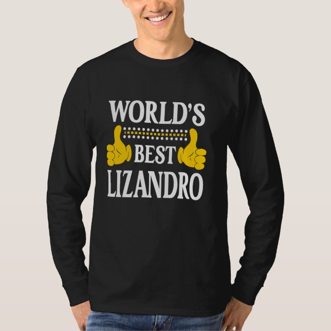 Camiseta Lizandro Nombre Personal Nombre Mejor Liz del Mund (Anverso)