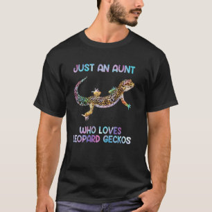 Camiseta Lizard acuarela Una tía que ama al leopardo G