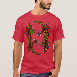 Camiseta Lizard Australia lagarto aborigen pinta Cl
