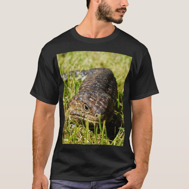 Camiseta Lizard de lengua azul australiana, (Anverso)