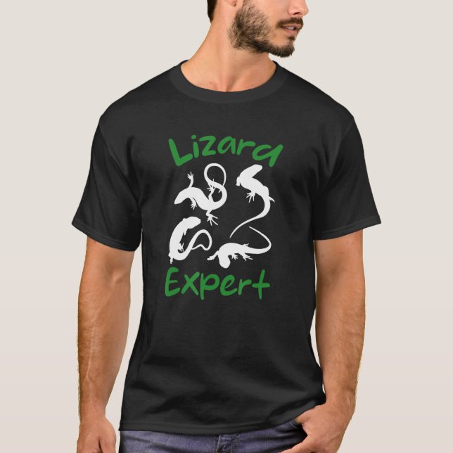Camiseta Lizard Experta en Lizard Dragon con barba para niñ (Anverso)