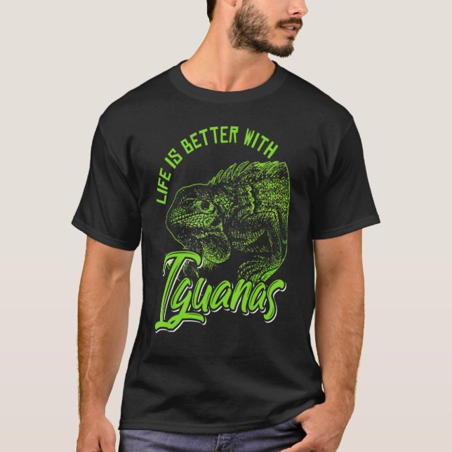 Camiseta Lizard Gecko con mi iguana (Anverso)