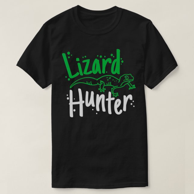 Camiseta Lizard Hunter  Anole Reptile3  (Diseño del anverso)