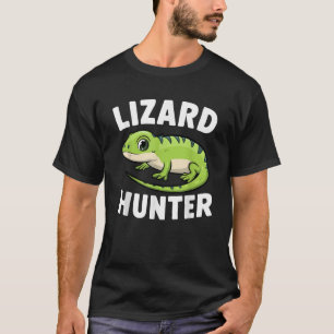 Camiseta Lizard Hunter Gracioso Cute Gecko Niños Chicas