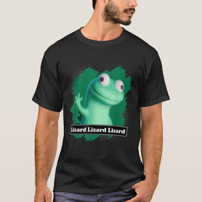 Camiseta Lizard Lizard Lizard Elio Meme Funny Design T-shir (Anverso)