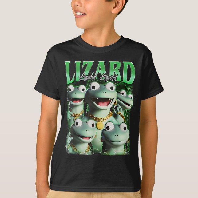 Camiseta Lizard Lizard Lizard Meme gracioso Lizard Bootleg  (Anverso)
