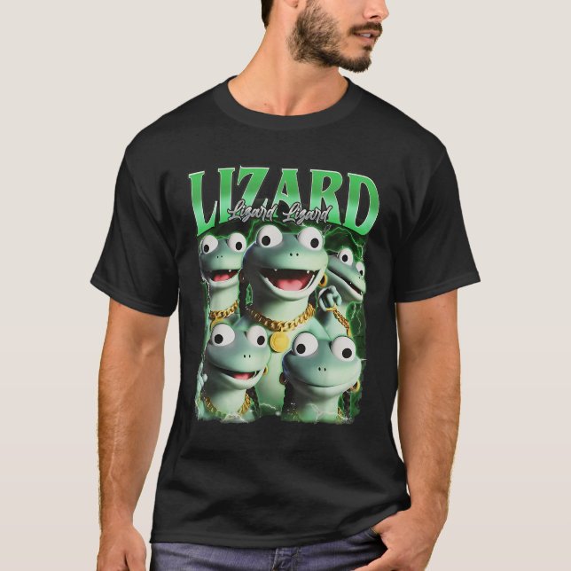 Camiseta Lizard Lizard Lizard Meme gracioso Lizard Bootleg  (Anverso)