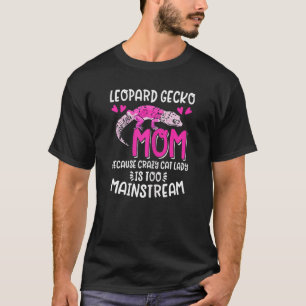 Camiseta Lizard, Mascota de mamá del leopardo de las mujere