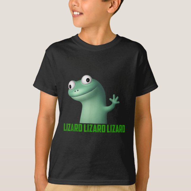 Camiseta Lizard Meme Lizard Lizard Lizard Gráfica divertida (Anverso)