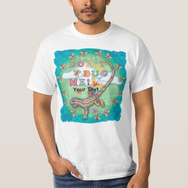 Camiseta Lizard no me molestes (Anverso)