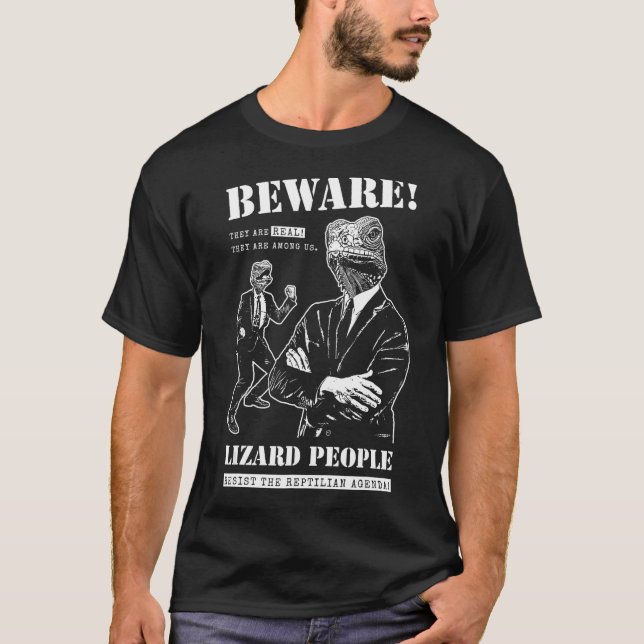 Camiseta Lizard People (Anverso)