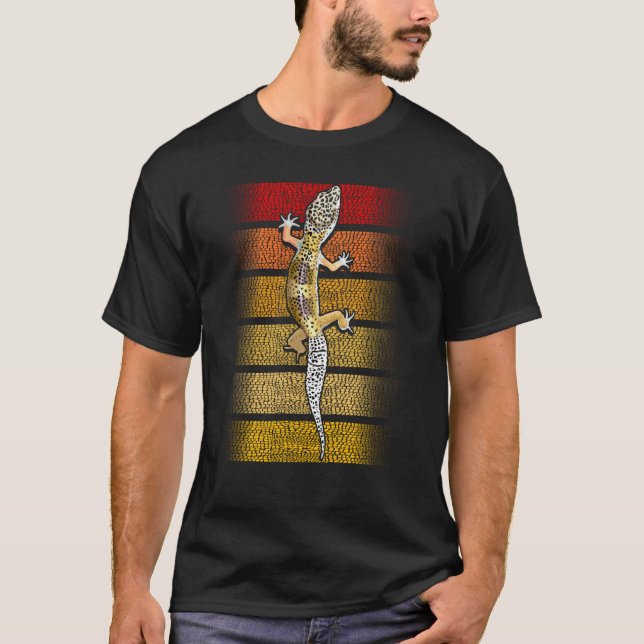 Camiseta Lizard Reptile Gecko Animal Leopard (Anverso)