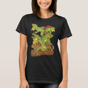 Camiseta Lizard Reptile Mascota de animales salvajes Iguana