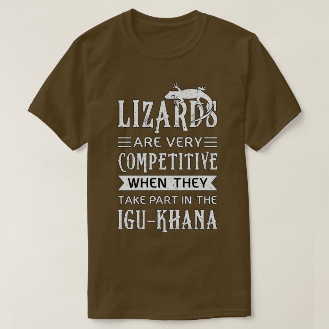 Camiseta Lizard Reptiles Reptile Gecko Animal Grunny Gift (Diseño del anverso)