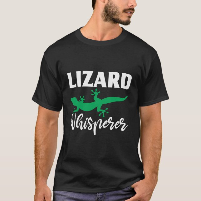 Camiseta Lizard Whisperer Anole Reptile Boy Lizard (Anverso)