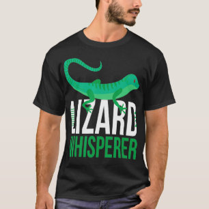 Camiseta Lizard Whisperer I Funny Terrarium Reptiles Gekko