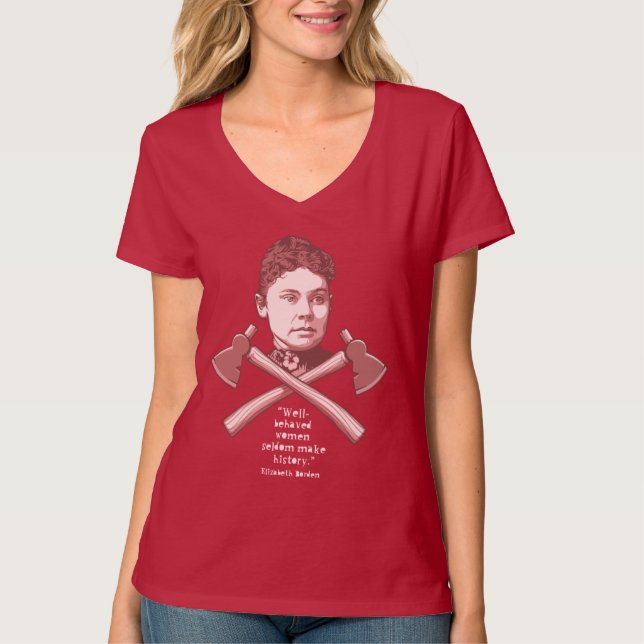 Camiseta Lizzie bien comportado 417 (Anverso)