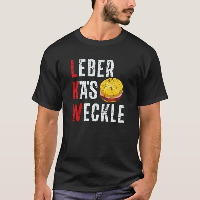 Camiseta LKW Leberkäse Weckle Sandwich German Bavarian Bun  (Anverso)