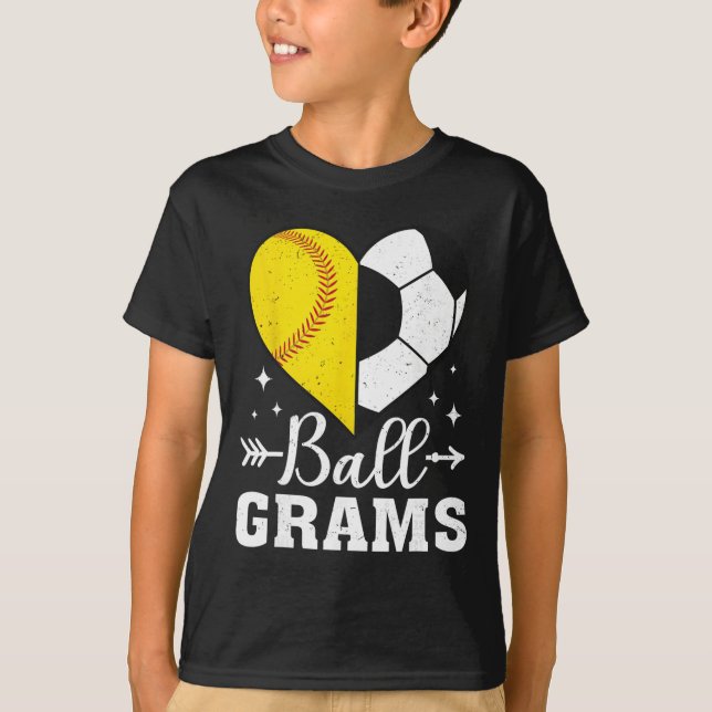 Camiseta Ll Grams Funny Softll Soccer Grams  (Anverso)