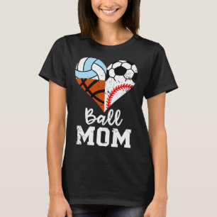 Camiseta Ll Mom Fútbol Divertido Vender Volleyll Boceto Cor
