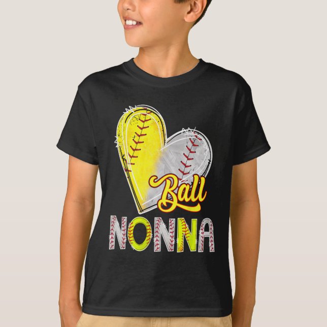 Camiseta Ll Nonna Heart Sell Softll Lover Nonna Of Both  (Anverso)