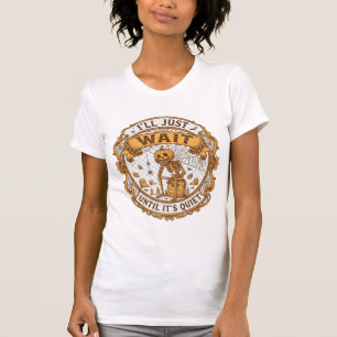 Camiseta Ll Solo Espera Hasta Que Esté Silencioso Calabaza 