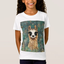 Camiseta Llama a bebé curiosa - linda