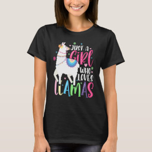 Camiseta Llama a Chica de Alpaca ama Llama