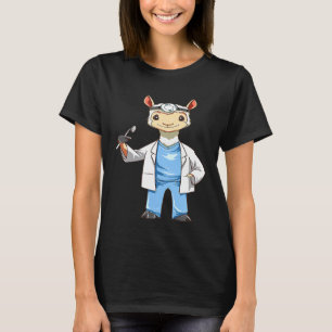 Camiseta Llama a dentista animal llama Médica dentista llam